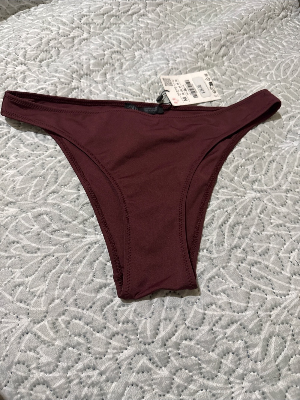 Zara Maroon Bikini Bottom